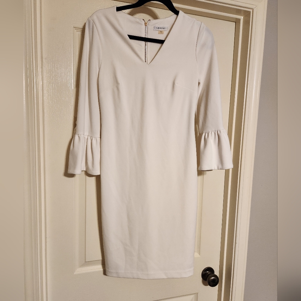 Calvin Klein white dress